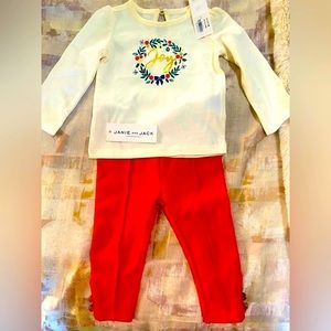 NEW JANIE & JACK *JOY* long sleeve top. Never worn w/ tags!